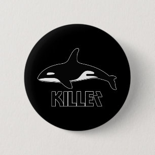Killer Whale Orca of Death Button