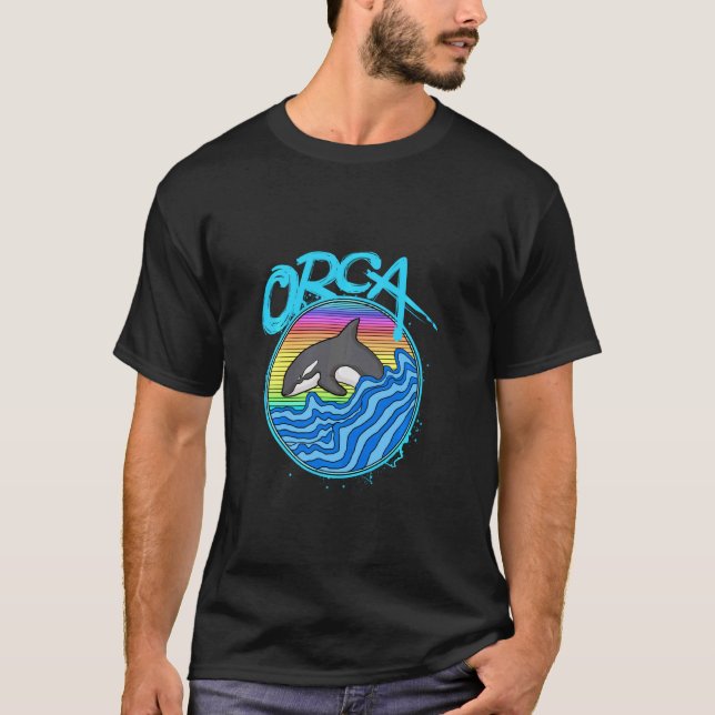 Killer Whale Ozean Orca Long Sleeve T-Shirt (Vorderseite)