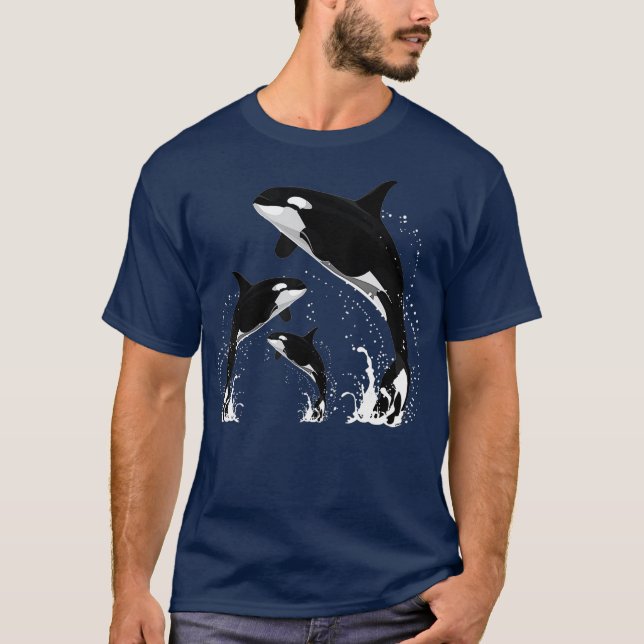 Killer Whale spendet Orca Killer Wale T-Shirt (Vorderseite)