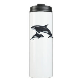 Killer Whale Thermal Tumbler Thermosbecher