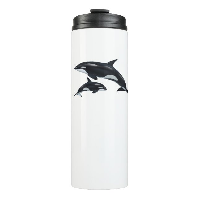 Killer Whale Thermal Tumbler Thermosbecher (Vorderseite)