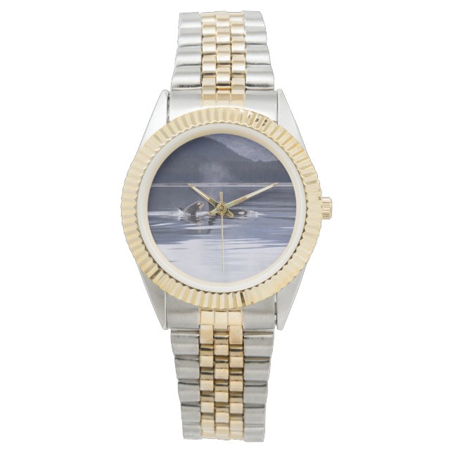 Killer Whales Armbanduhr (Vorderseite)