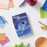 Killer Whales Blue Full Moon iPad Air Cover<br><div class="desc">Killer Whales auf Blue Full Moon iPad Covers</div>