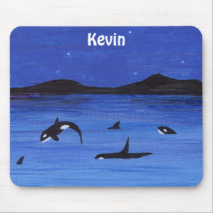 Killer Whales Mousepad