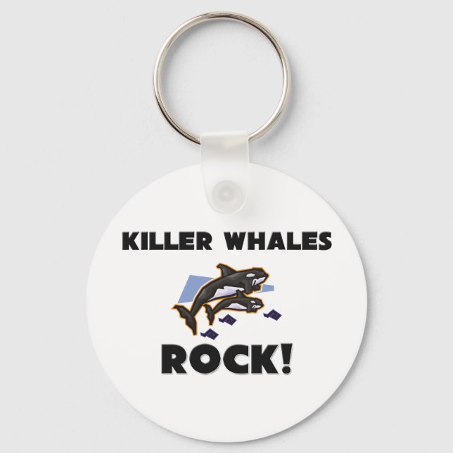 Killer Whales Rock Schlüsselanhänger (Vorderseite)