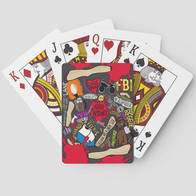 KILLERINSTINKT durch Spielkarten S.E. Green (Rückseite)