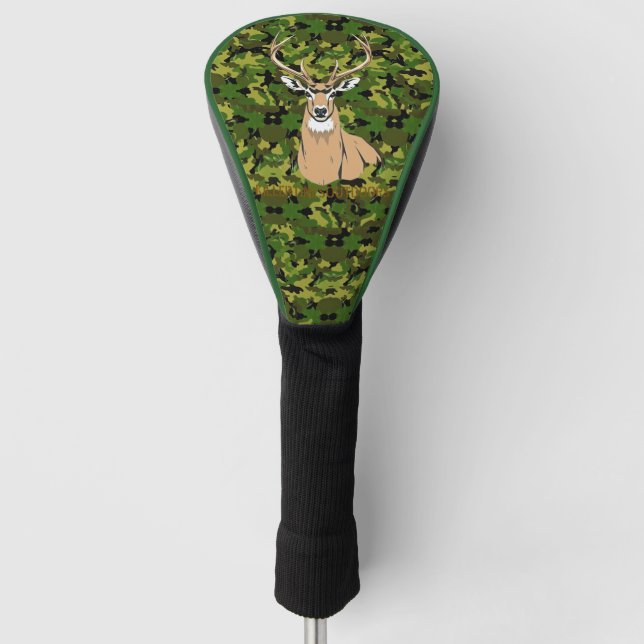Killertinesoutdoors custom camo club cover golf headcover (Vorderseite)