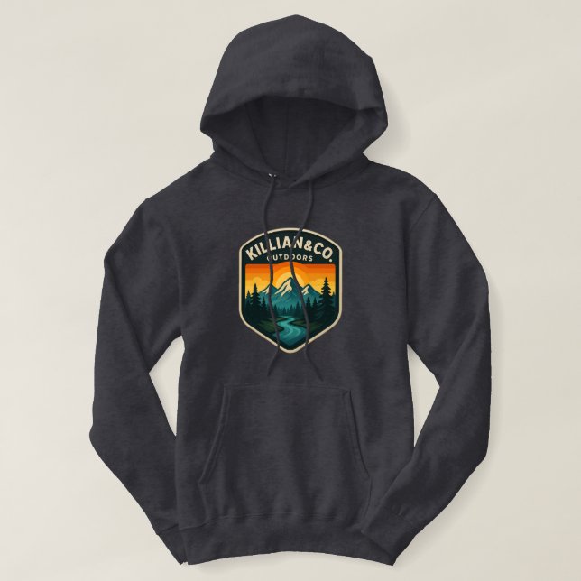 KILLIAN&CO. SUNSET LOGO HOODIE  (Design vorne)