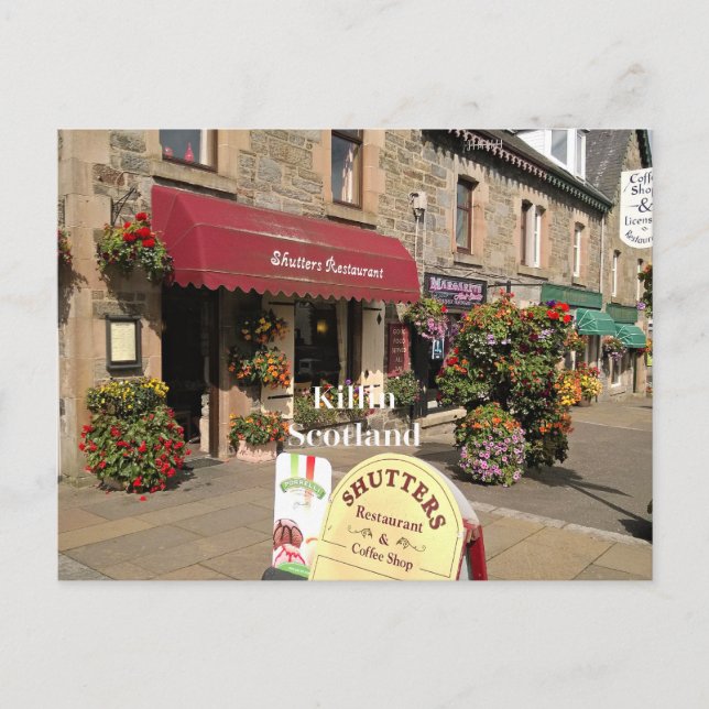 Killin Scotland Postkarte (Vorderseite)