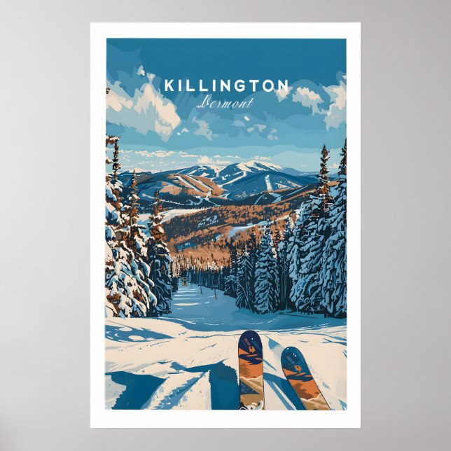 Killington Ski Poster - Vermont 1 (Vorne)