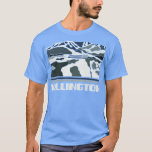 Killington Ski Resort Alpin Skifahren Gebirge int T-Shirt