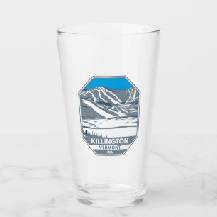 Killington Skigebiet Winter Vermont Glas