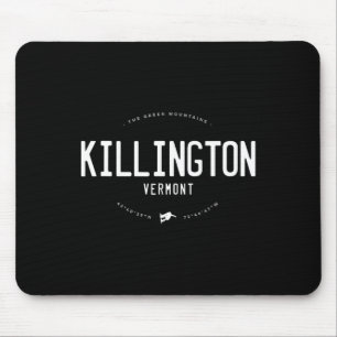 Killington Vermont Grafik erschüttert Vintagen Sch Mousepad