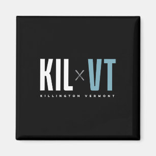 Killington Vermont Grafik-Ski Magnet