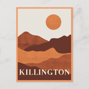 Killington, Vermont Mountains Landschaft Postkarte