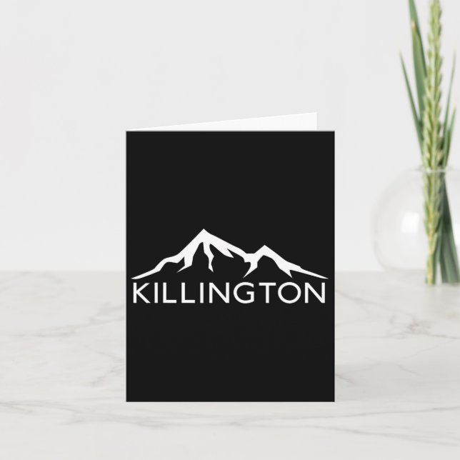 Killington Vermont Ski Snowboard Karte (Vorderseite)