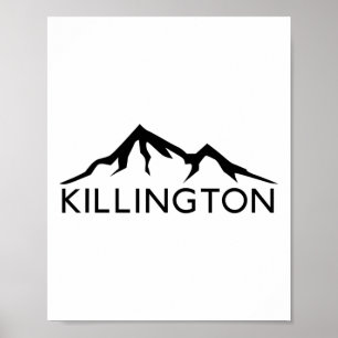 Killington Vermont Skifahren Snowboard Poster
