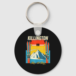 Killington Vermont Skitag - Retro Vintage Stil Schlüsselanhänger
