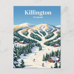 Killington Vermont, USA Postkarte