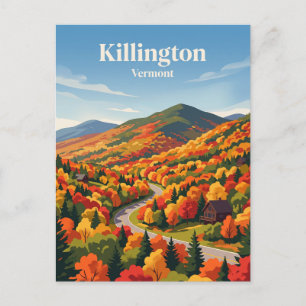 Killington, Vermont, USA Postkarte