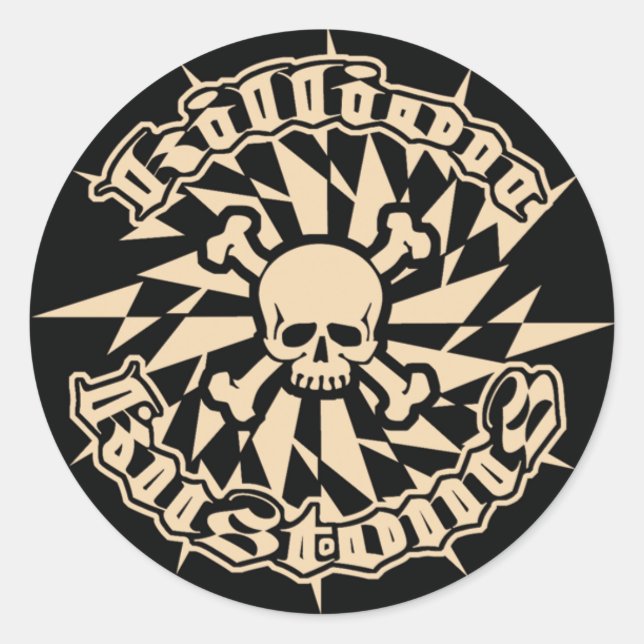 Killions Kustoms Sticker klein (Vorderseite)