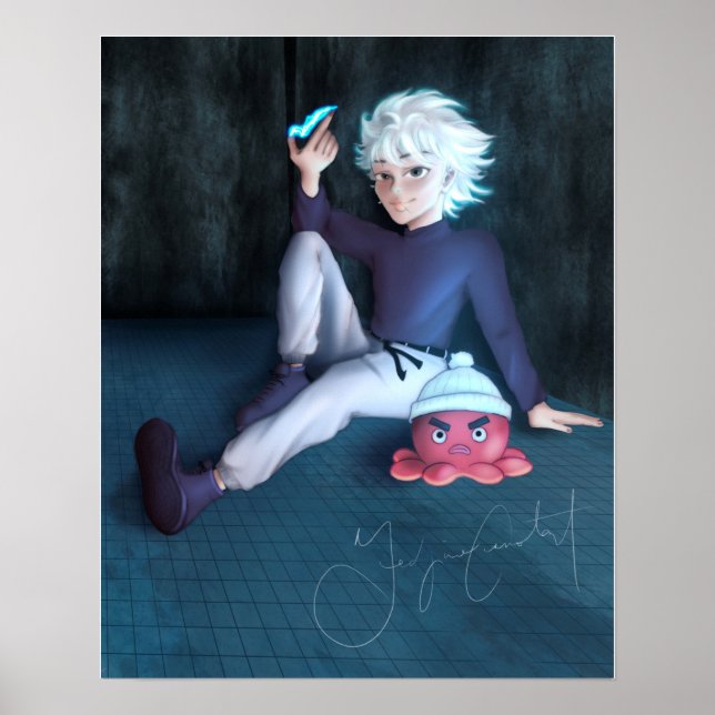 Killua Print, Poster (Vorne)