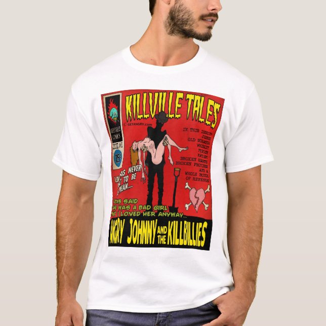 Killville Geschichten-Comic-Bucheinband T-Shirt (Vorderseite)