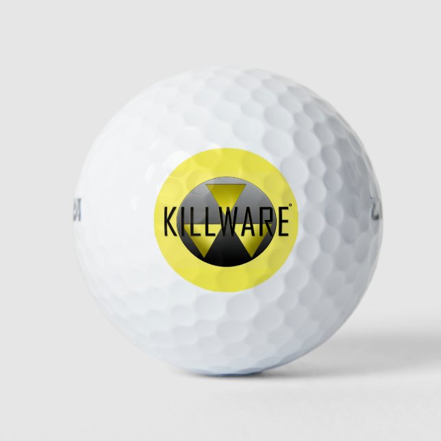KillWare auf der Autobahn Golfball (Vorderseite)