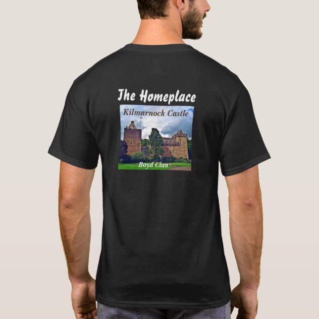 Kilmarnock Castle - Boyd Clan T-Shirt (Rückseite)