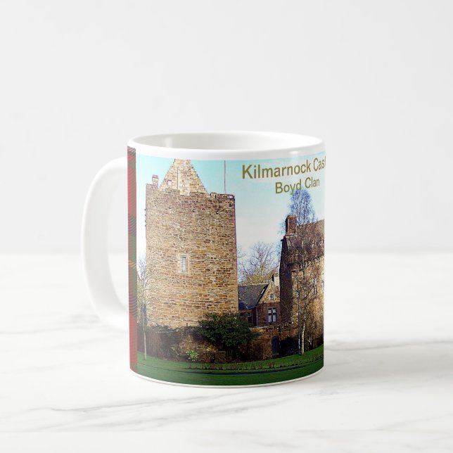 Kilmarnock Castle - Boyd Clan Tasse (Vorderseite Links)