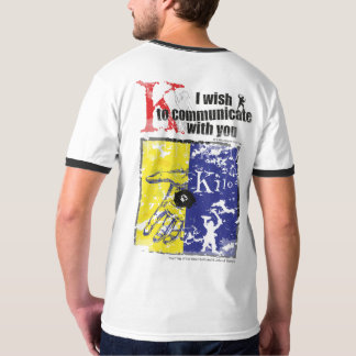 Kilo-T - Shirt ICS-Flaggen-"K" -