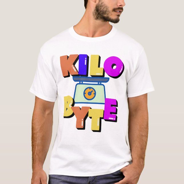 Kilobyte in Datenmesseinheit  T-Shirt (Vorderseite)