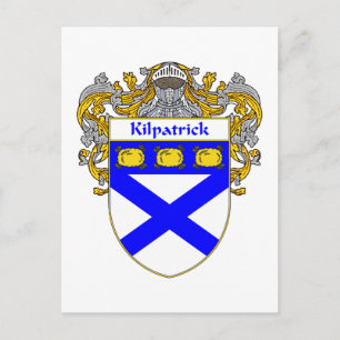 Kilpatrick Coat of Arms (Mantled) Postkarte