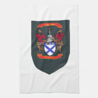 Kilpatrick Wappen auf Douglastartan-Schild