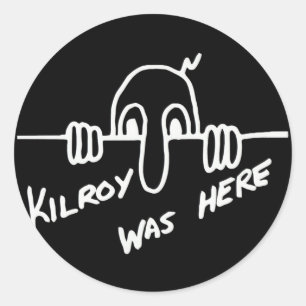 Kilroy Black Aufkleber