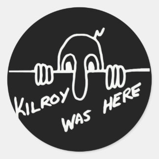 Kilroy Black Aufkleber