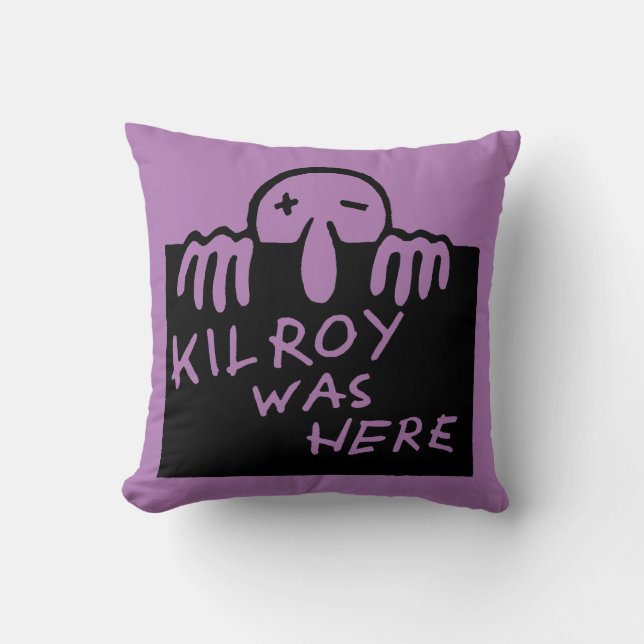 Kilroy war hier kissen (Vorderseite)