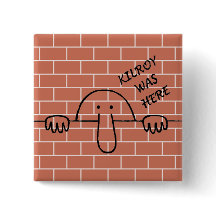 Kilroy war hier Knopf