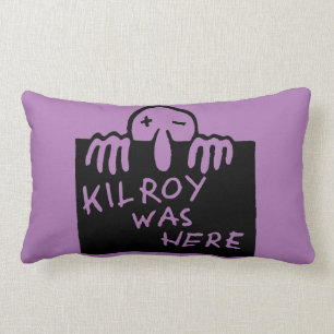 Kilroy war hier lendenkissen