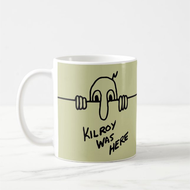 Kilroy war hier tasse (Links)