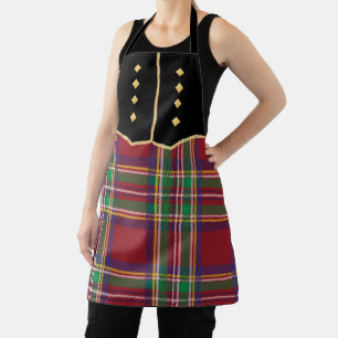 Kilt Print Schürze