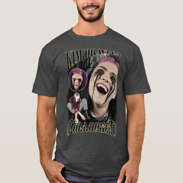 Kim Dracula Vintage 90s Bootleg T-Shirt (Vorderseite)