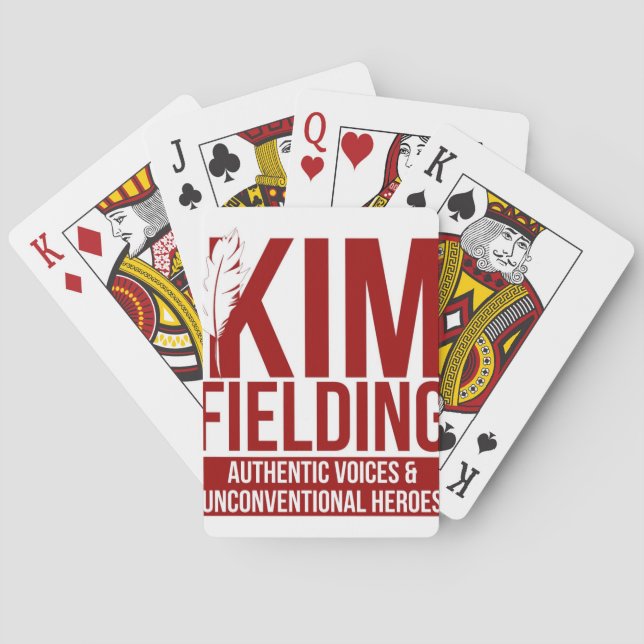 Kim Fielding Logo Spielkarten (Rückseite)