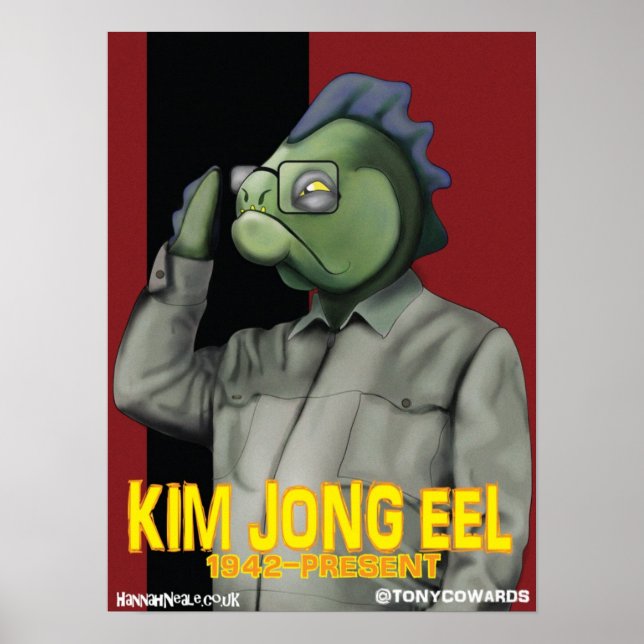 Kim Jong Eel Print Poster (Vorne)