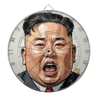 Kim Jong-Il Dartboard - Take Aim, Make Your Point! Dartscheibe