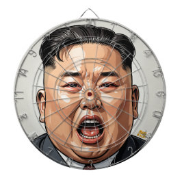 Kim Jong-Il Dartboard - Take Aim, Make Your Point Dartscheibe