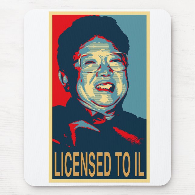 Kim Jong-il genehmigte nach IL Mousepad (Vorne)