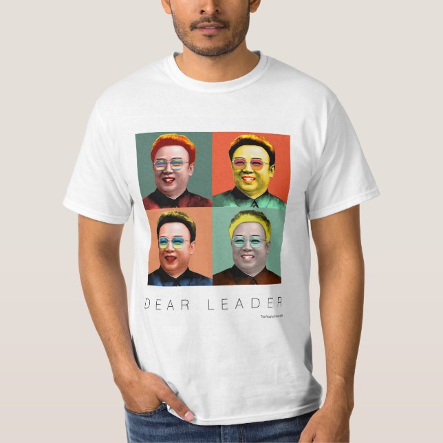 Kim Jong Il: Lieber Leader T-Shirt (Vorderseite)