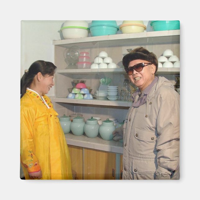 Kim Jong-il, Nordkorea Magnet (Vorne)