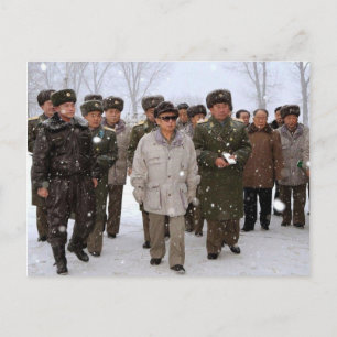 Kim Jong-il, Nordkorea Postkarte